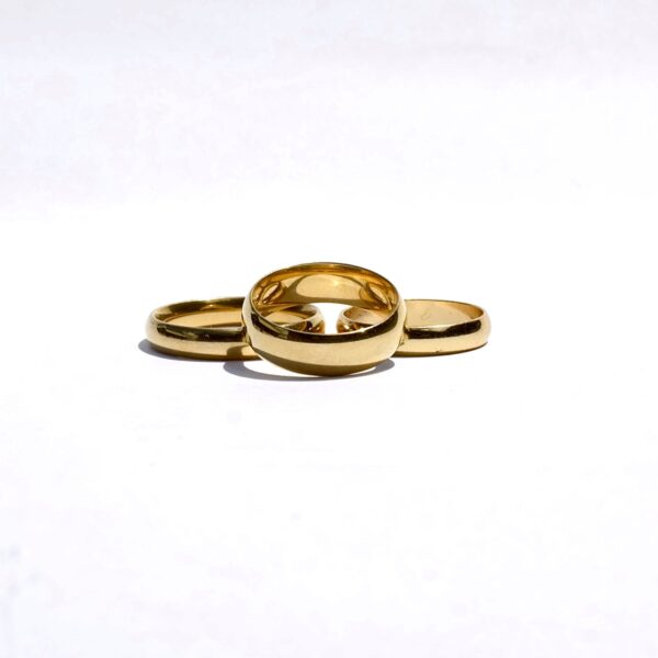 BAND RING IN GOLD